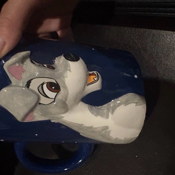 Disney Tramp Ceramic Mug – Lady and the Tramp – Blue 3D Character Mug - Picture 4 of 4